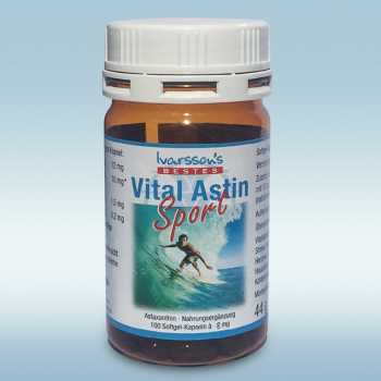 VitalAstin Sport 8 mg Astaxanthin natural 100 capsules